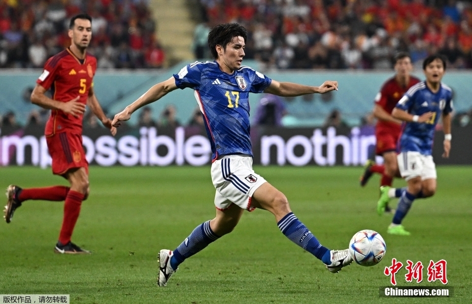 日本队逆转西班牙晋级16强 亚洲之光再创辉煌