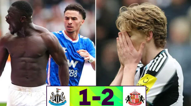 英超焦点战：桑德兰双杀纽卡斯尔联 穆里尼的告