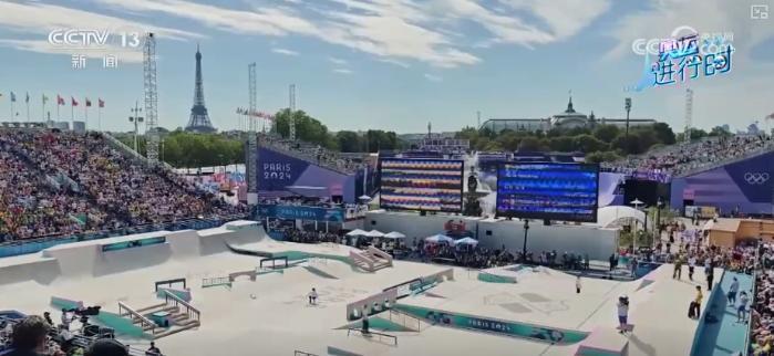 青春正当时：中国奥运小将巴黎滑板赛场奋力拼